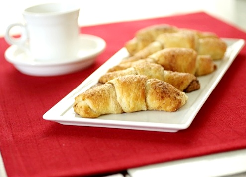 cinnamon sugar crescents