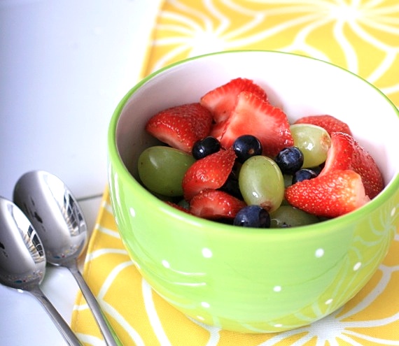 Fruit Salad with Honey and Lime