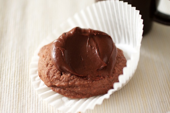 Brownie Thumbprints with Fudgy Chocolate Frosting 2