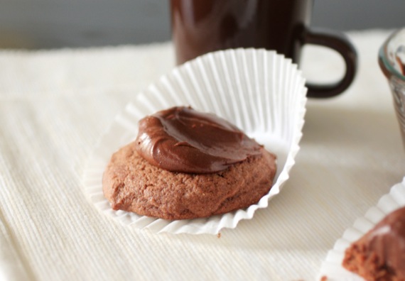 Brownie Thumbprints with Fudgy Chocolate Frosting 5