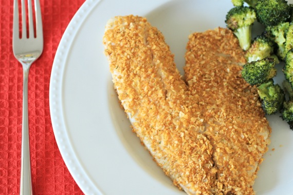 Tortilla Crusted Tilapia