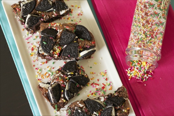 Oreo Funfetti Brownies