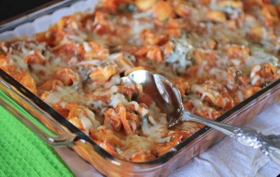 Tortellini Spinach Bake