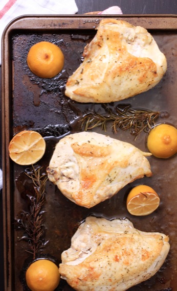 Lemon Rosemary Roast Chicken