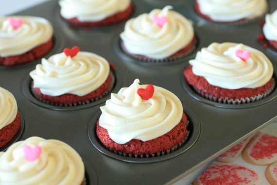 red velvet cupcakes