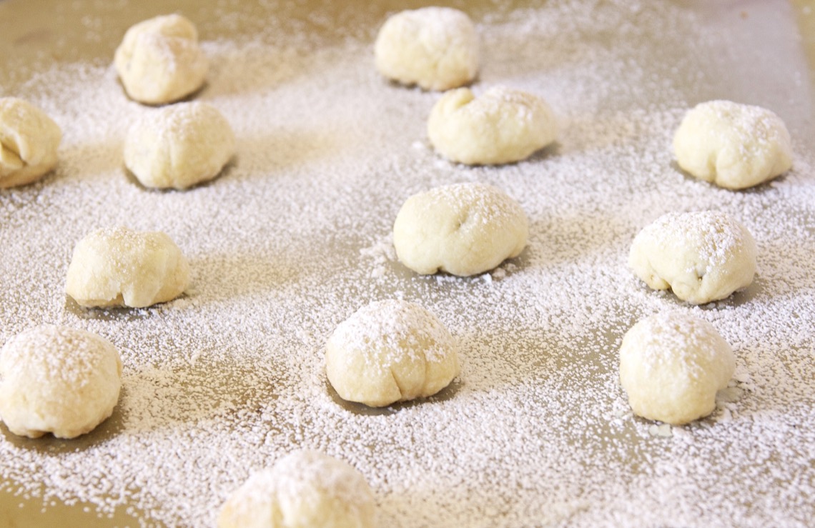 Chocolate Stuffed Pie Crust Cookies