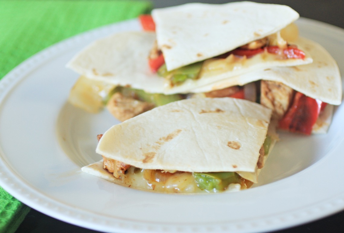 Chicken Fajita Quesadillas