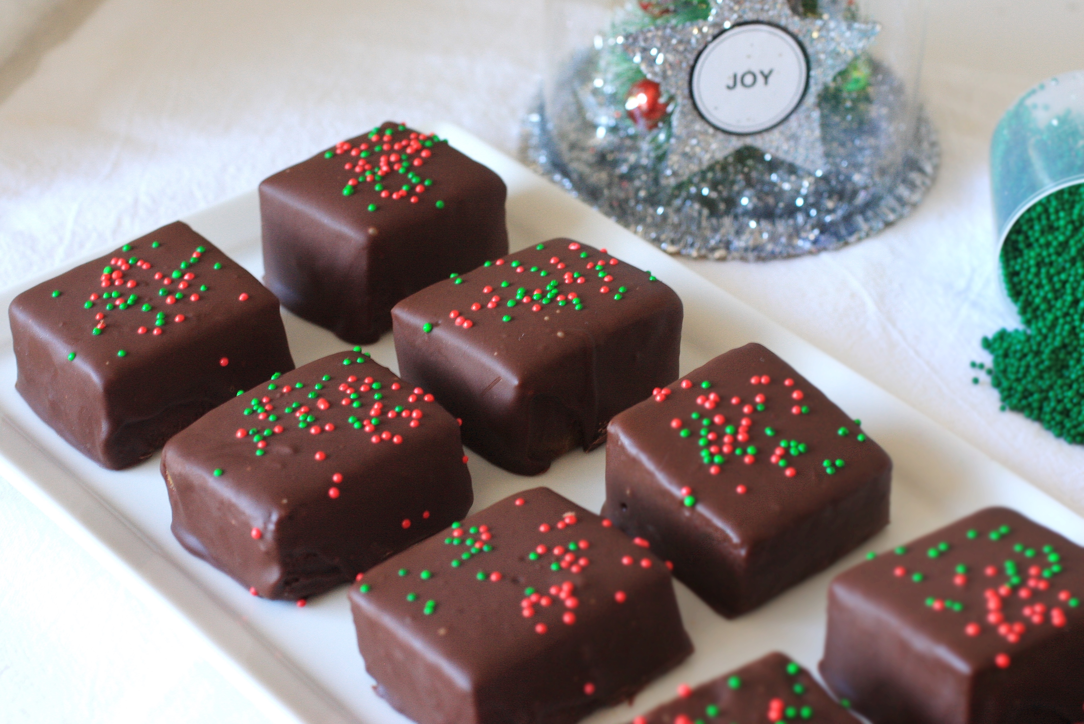 Chocolate Covered Rum Soaked Cake Bites 4