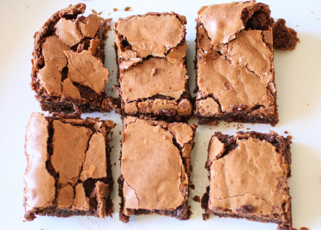 Fudgy Homemade Brownies-3
